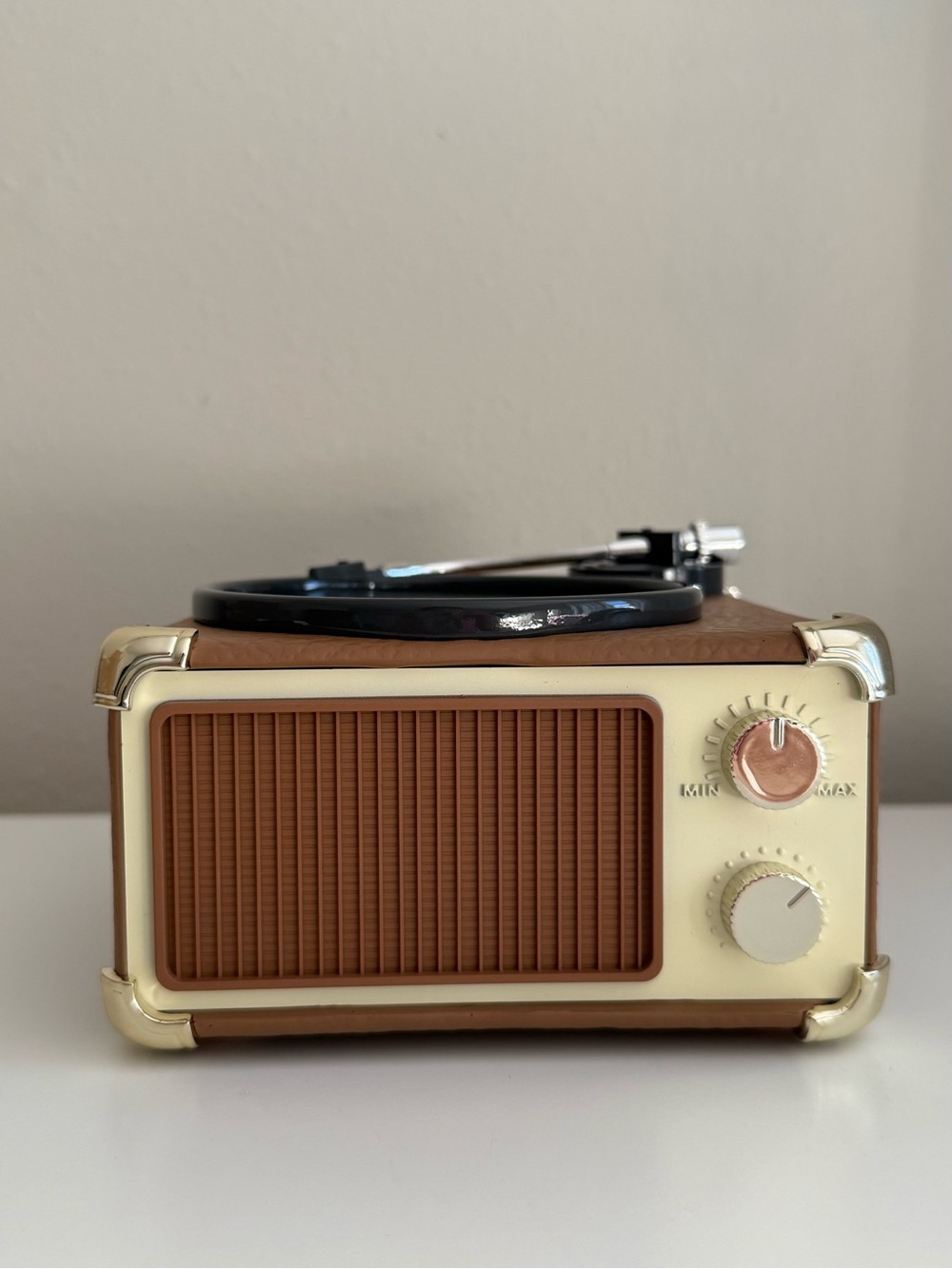 Bath and Body Works Record Player Pedestal Candle Holder